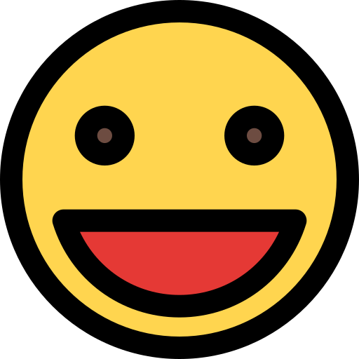 Sonriente Pixel Perfect Lineal Color icono