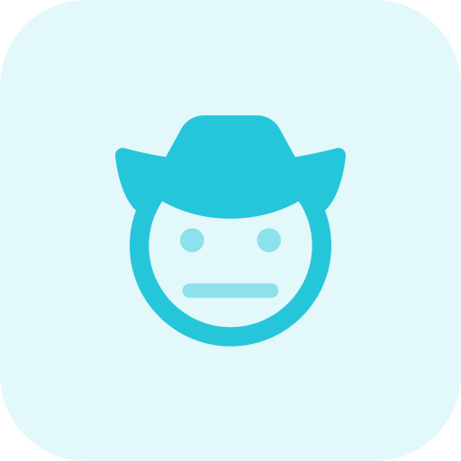 cowboy Pixel Perfect Tritone icoon