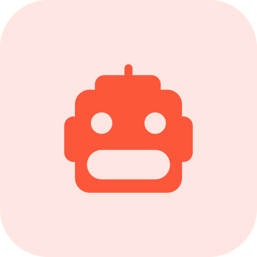 robot Pixel Perfect Tritone icoon