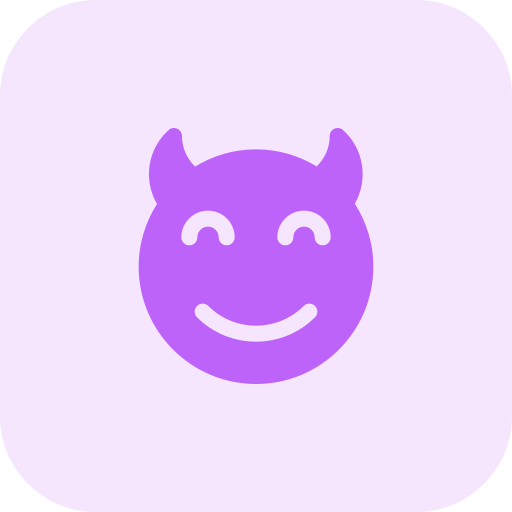 Sonrisa Pixel Perfect Tritone icono