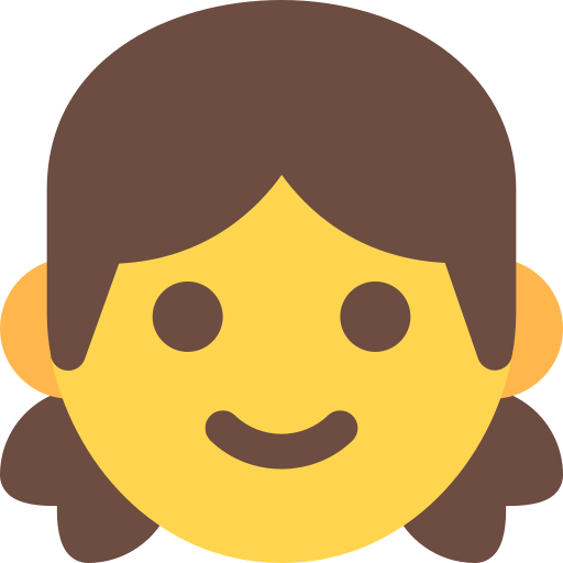 Chica Pixel Perfect Flat icono