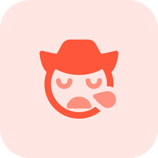 Cowboy Pixel Perfect Tritone icon