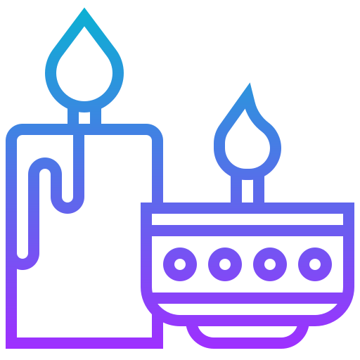 Candle Meticulous Gradient icon