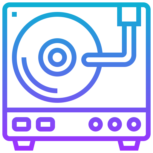 Lp player Meticulous Gradient icon