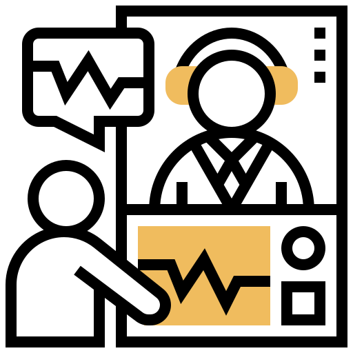 audiogram Meticulous Yellow shadow icoon