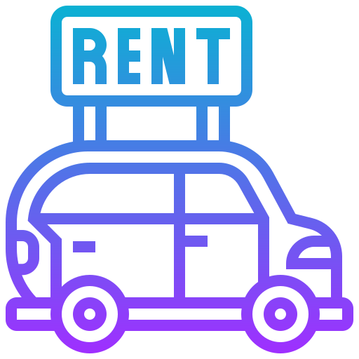 Car rental Meticulous Gradient icon