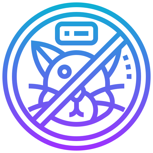 No pets allowed Meticulous Gradient icon