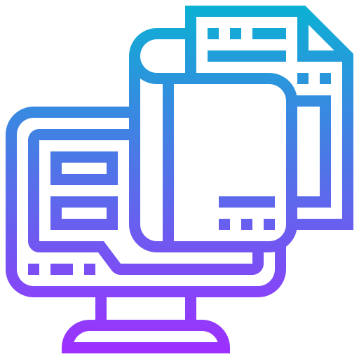 File Meticulous Gradient icon