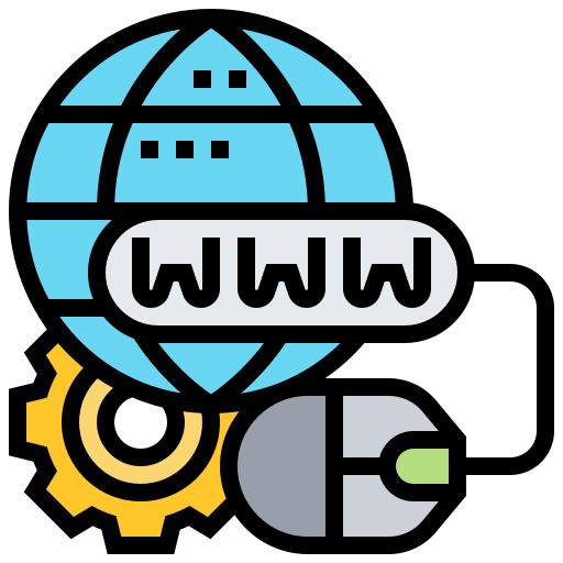 World wide web Meticulous Lineal Color icon