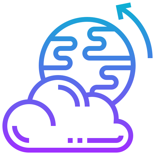 Cloud Meticulous Gradient icon