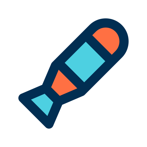 Missile bqlqn Lineal Color icon