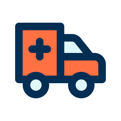 ambulans bqlqn Lineal Color ikona