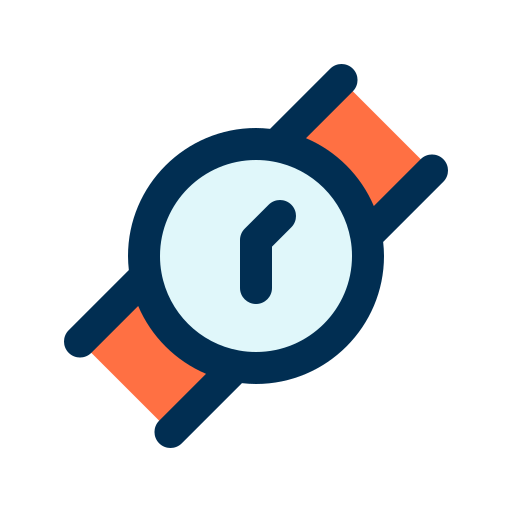 Reloj de pulsera bqlqn Lineal Color icono