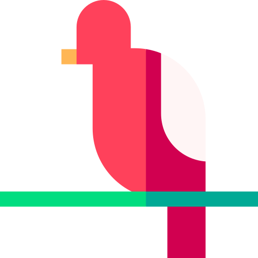 Pájaro Basic Straight Flat icono