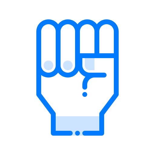 Fist Vitaliy Gorbachev Blue icon