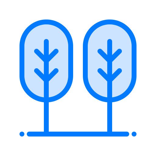 árboles Vitaliy Gorbachev Blue icono
