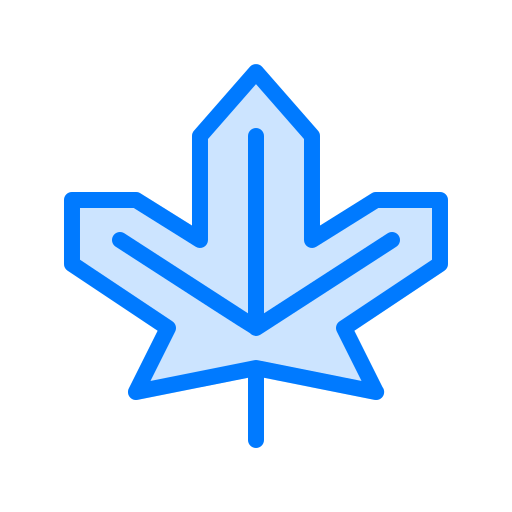 Maple leaf Vitaliy Gorbachev Blue icon