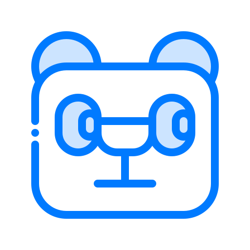 panda Vitaliy Gorbachev Blue ikona