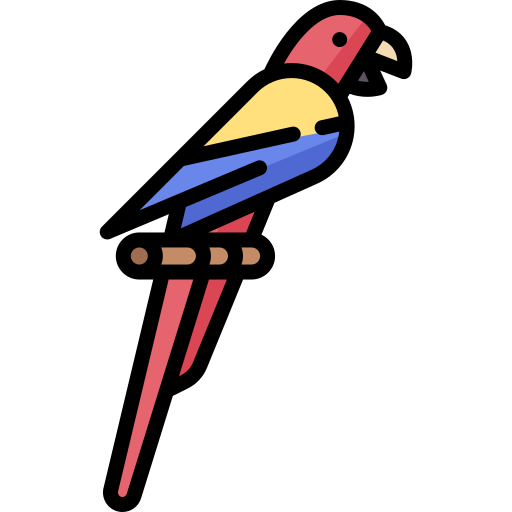 앵무새 Special Lineal color icon