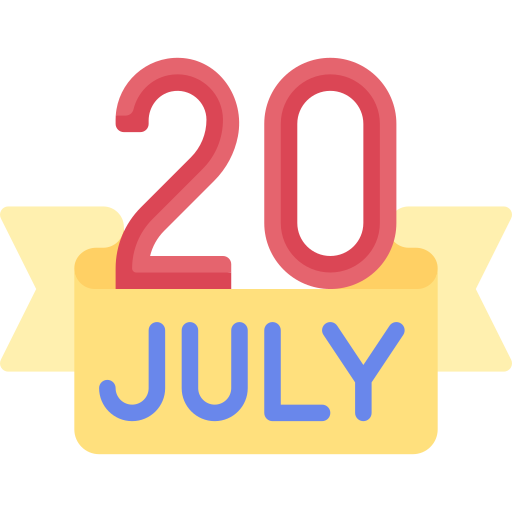20th july Special Flat icon