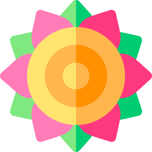 Rangoli Basic Rounded Flat icono