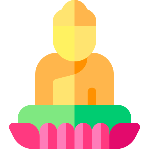 Будда Basic Rounded Flat иконка