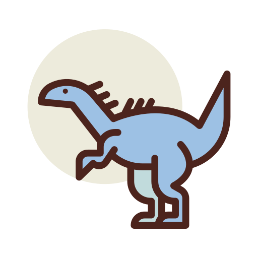 Dinosaur Darius Dan Lineal Color icon