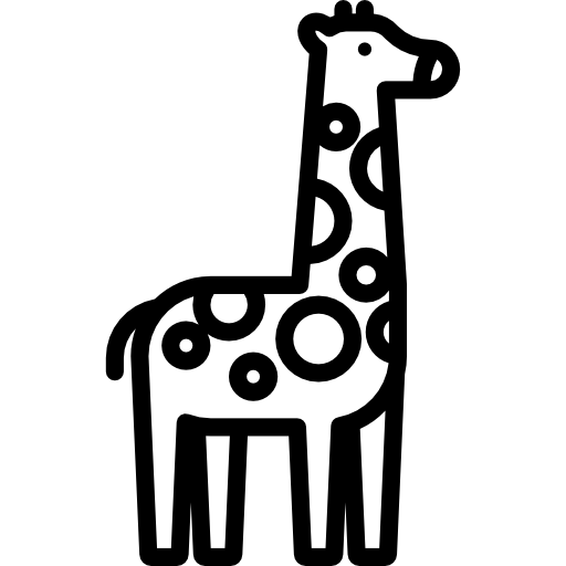 giraffa Special Lineal icona