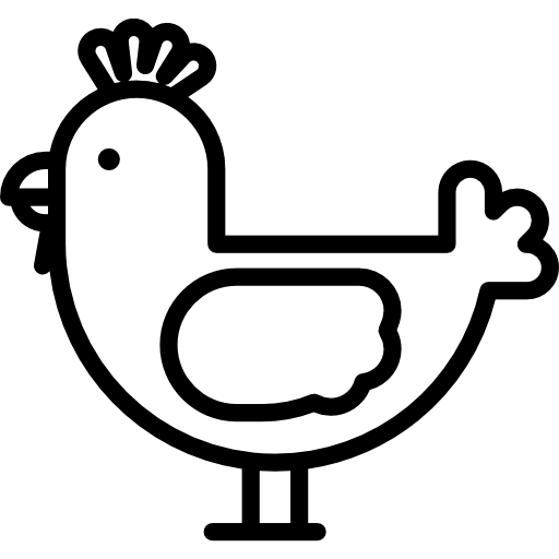 Hen Special Lineal icon