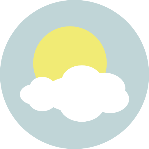 흐림 Roundicons Circle flat icon