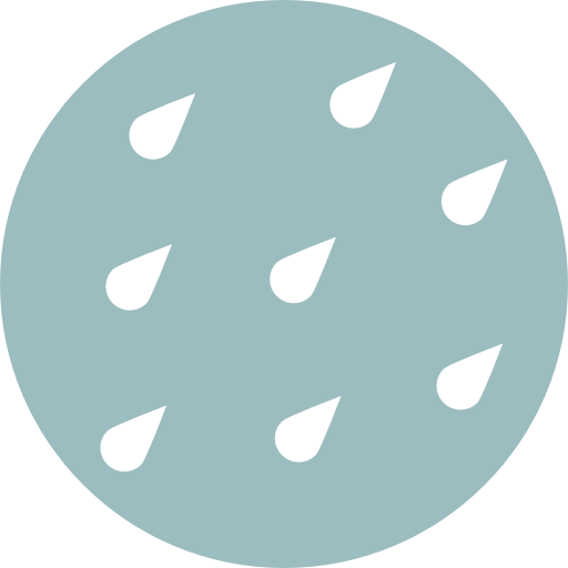 lluvia Roundicons Circle flat icono