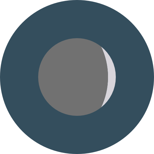 달 Roundicons Circle flat icon