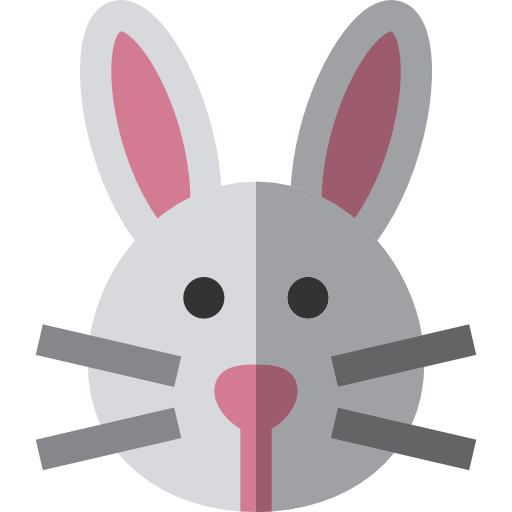 Bunny Basic Straight Flat icon