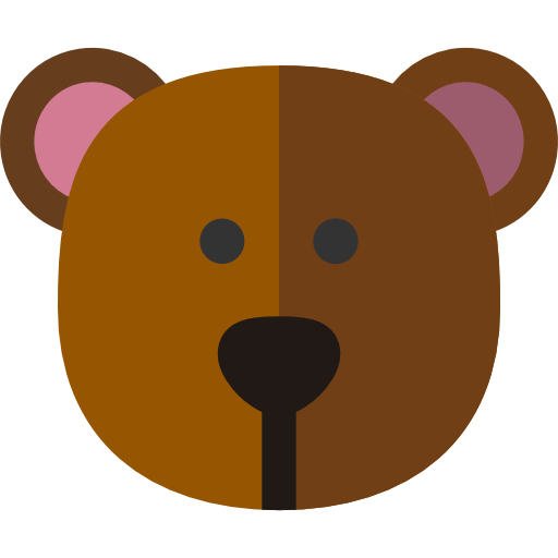 oso Basic Straight Flat icono