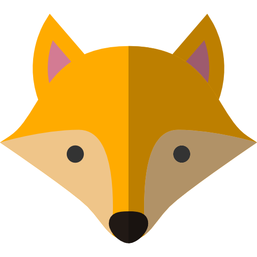 Fox Basic Straight Flat icon