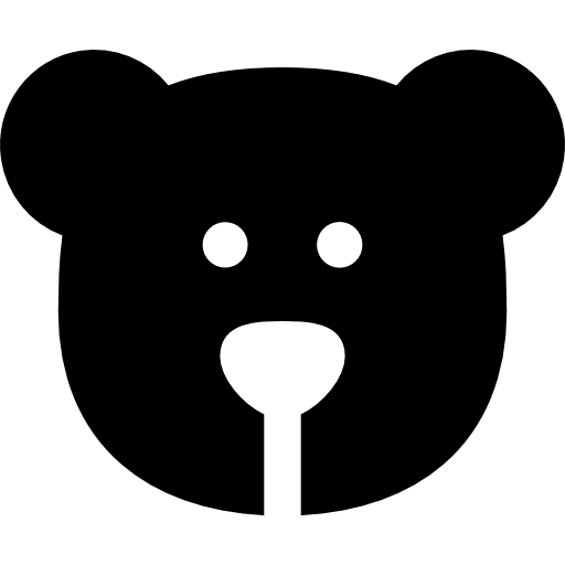곰 Basic Straight Filled icon