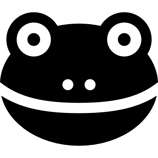 Frog Basic Straight Filled icon