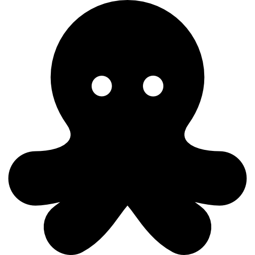 Octopus Basic Straight Filled icon