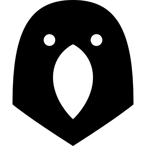 papuga Basic Straight Filled ikona