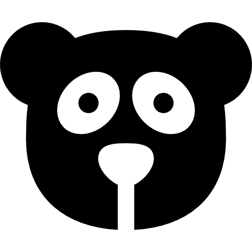 Panda Basic Straight Filled icon
