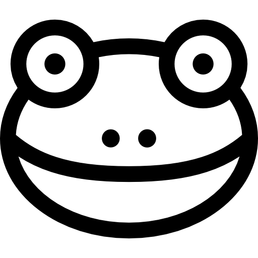 Frog Basic Straight Lineal icon