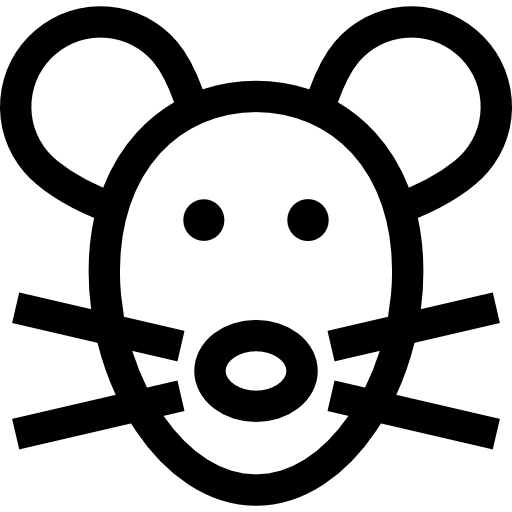 mysz Basic Straight Lineal ikona