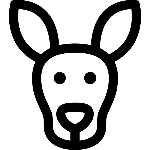 Kangaroo Basic Straight Lineal icon