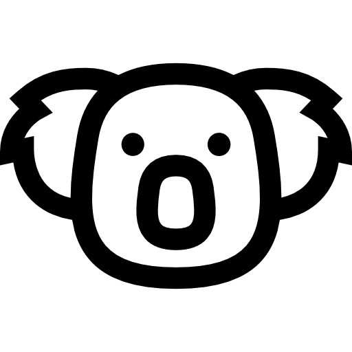 coala Basic Straight Lineal icono