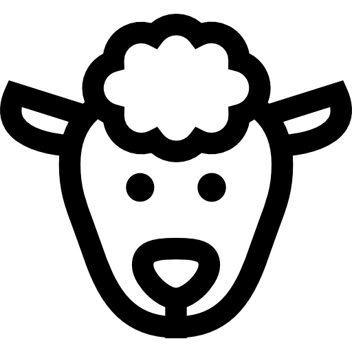 Sheep Basic Straight Lineal icon