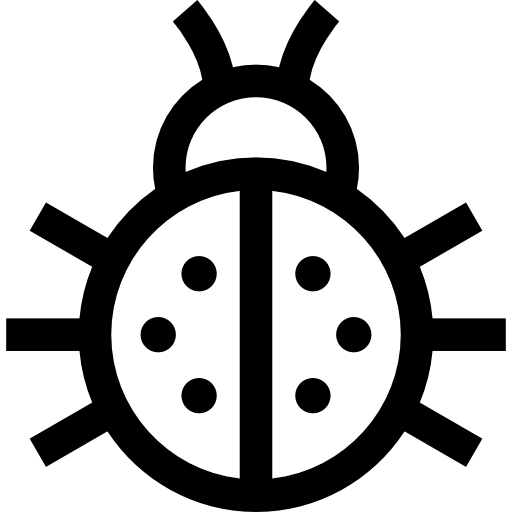 mariquita Basic Straight Lineal icono