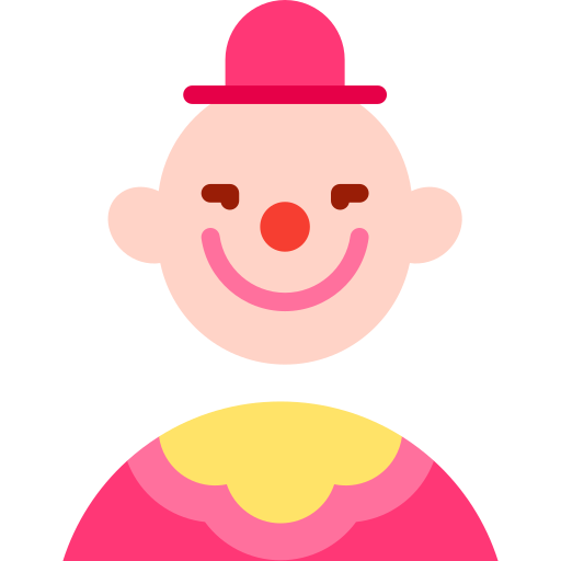 Clown Special Flat icon