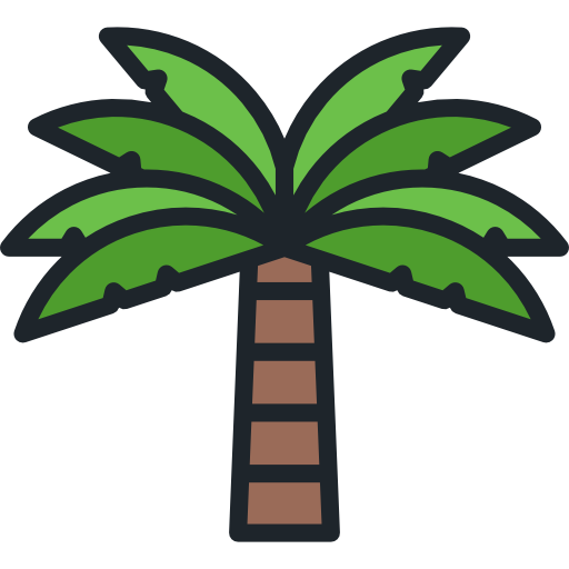 Palm tree Special Lineal color icon