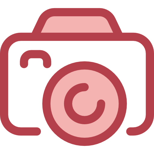 fotocamera Monochrome Red icona