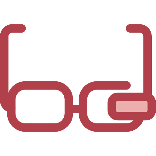 lunettes google Monochrome Red Icône